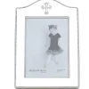 Abbey Cross Silverplate 5x7 Photo Frame