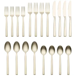 Aero Champagne Rumble 20-Piece Flatware Set