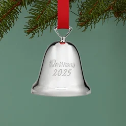 2025 Annual Christmas Bell Silverplate Ornament