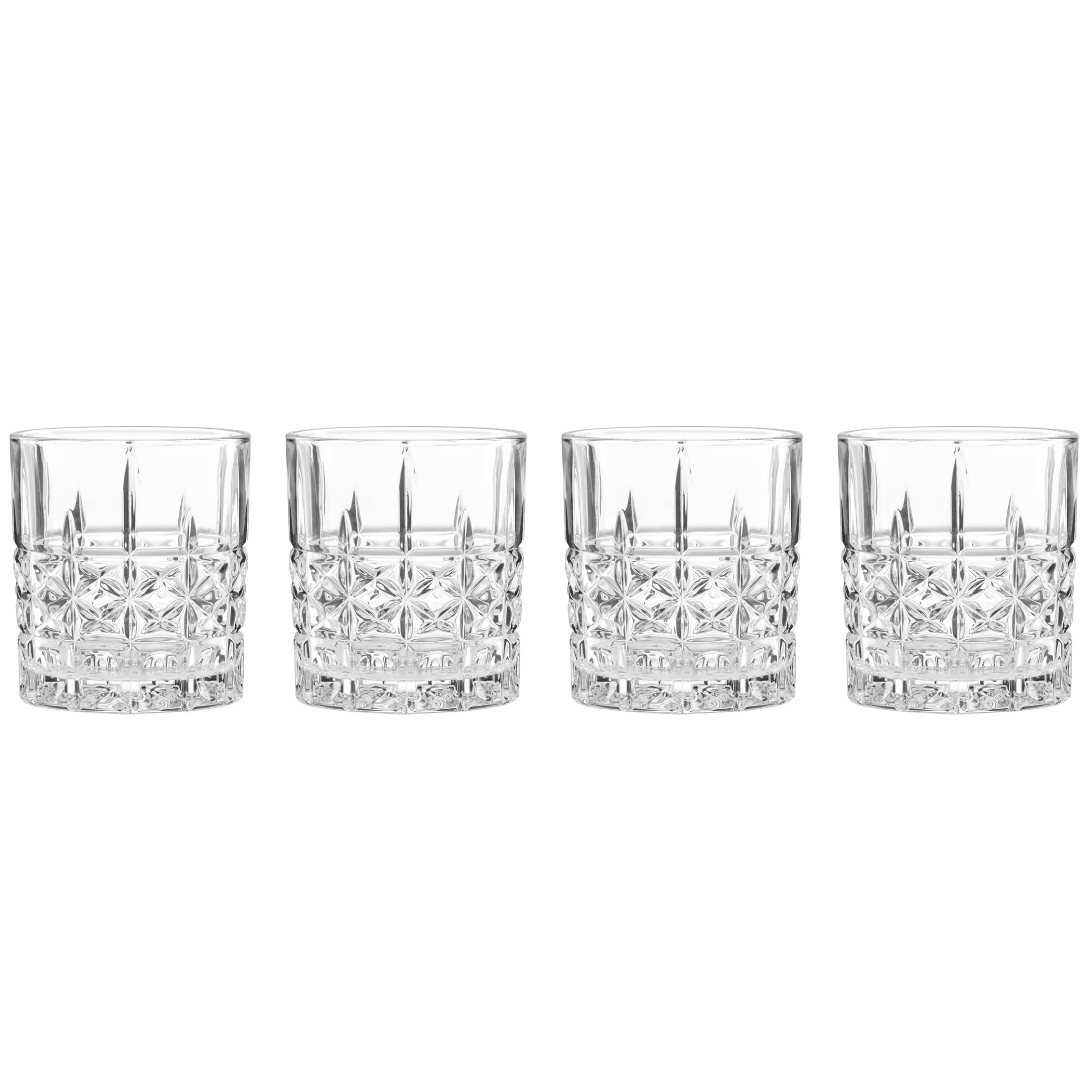 Apollo Double Old-Fashioned Glasses, Set of 4