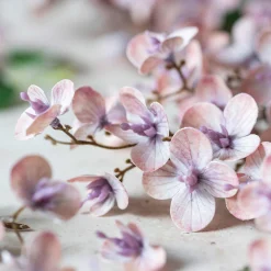 Artificial Blush Japanese Cherry Stem