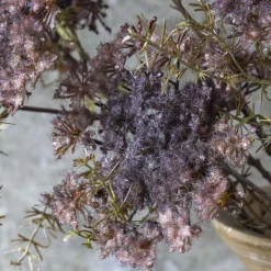 Artificial Purple Queen Anne's Lace Stem