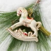2026 Baby's 1st Christmas Vintage Rocking Horse Ornament