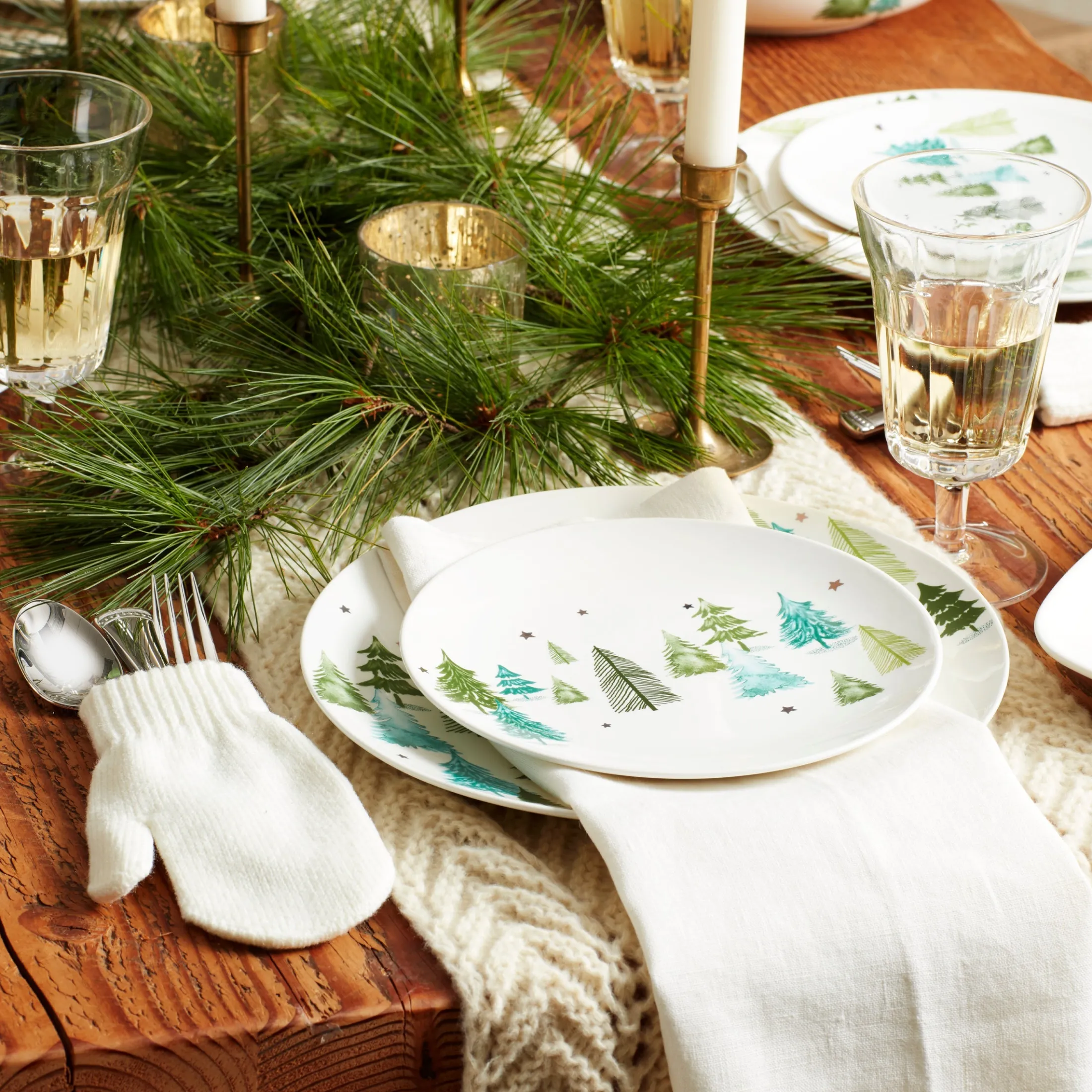 Balsam Lane 12-Piece Dinnerware Set