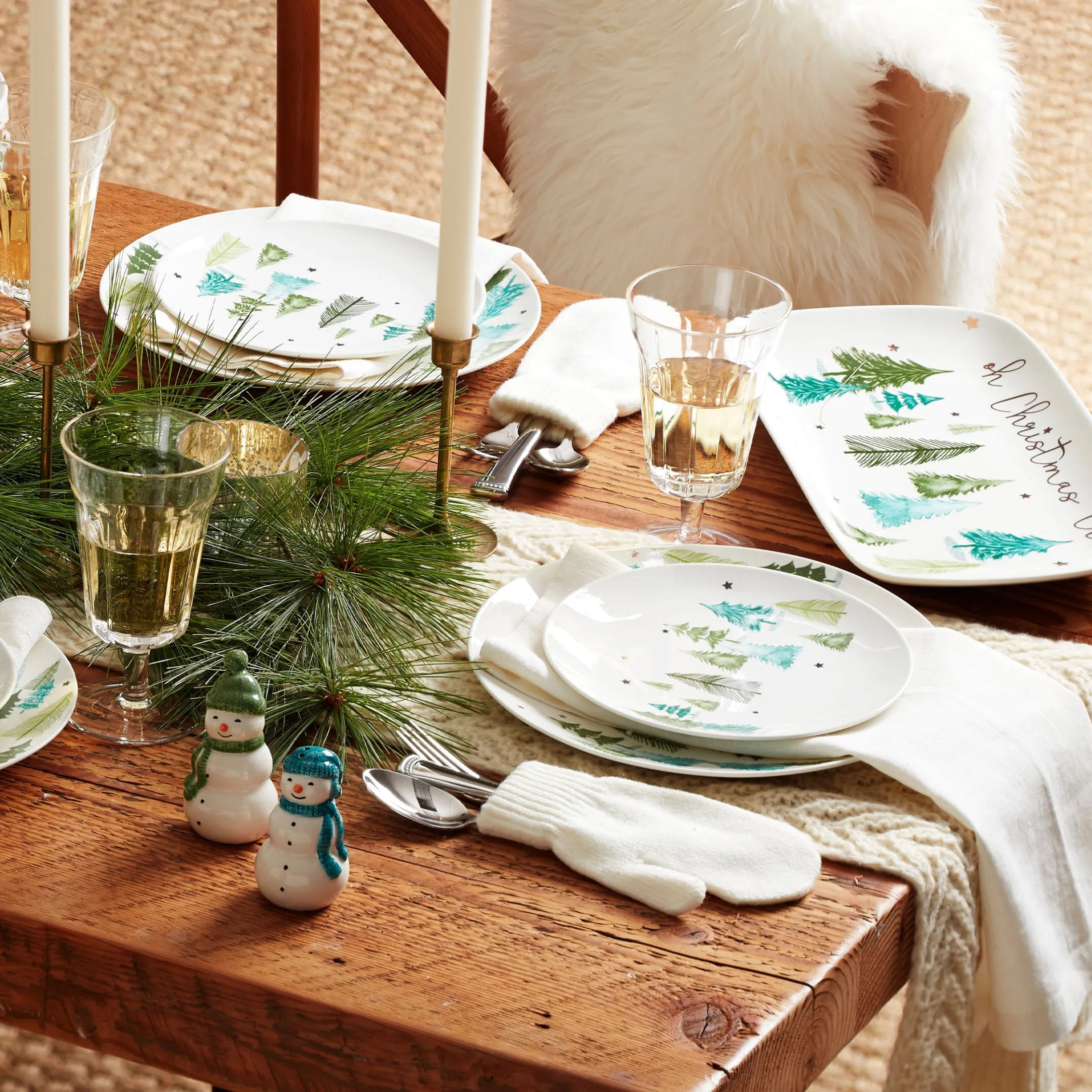 Balsam Lane 12-Piece Dinnerware Set