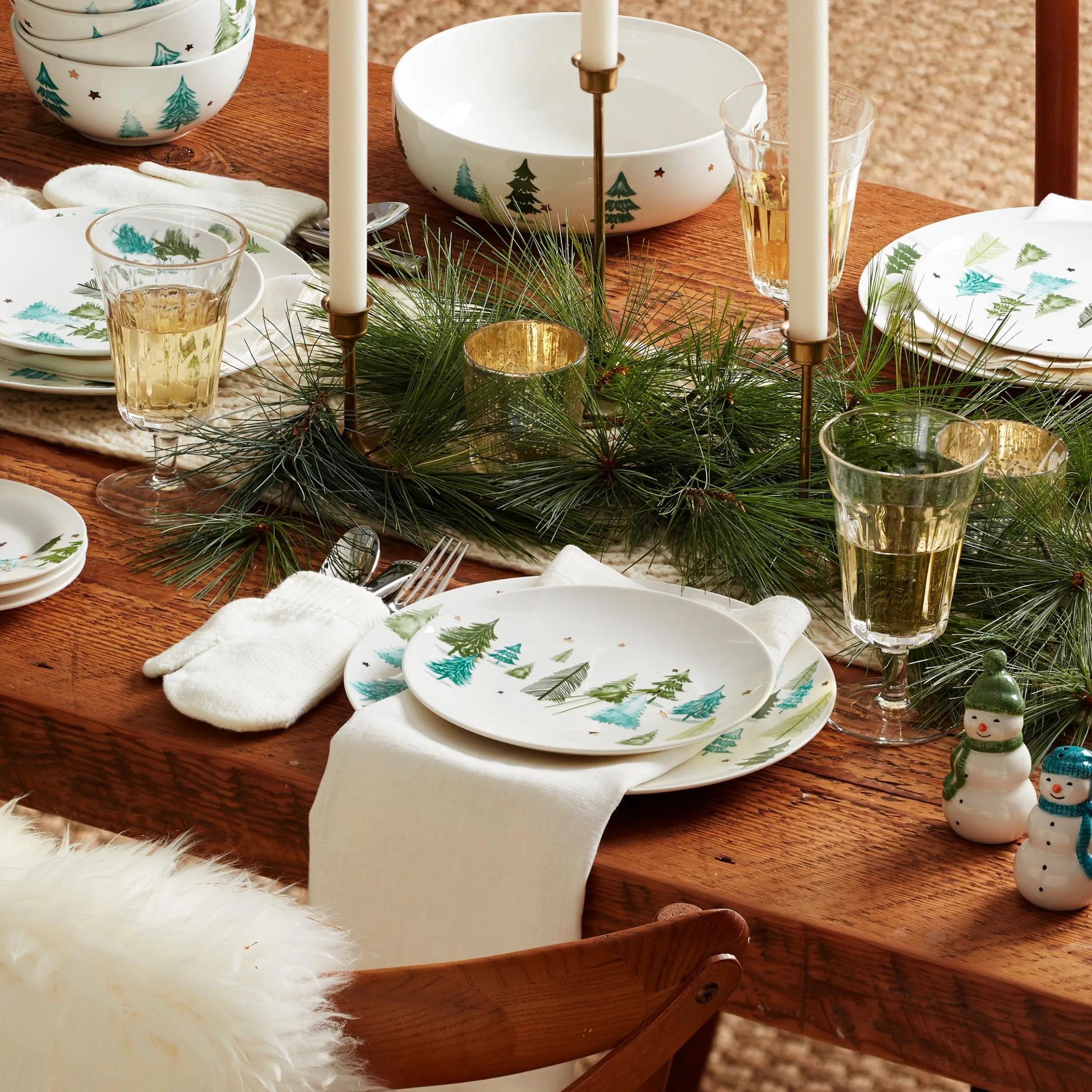 Balsam Lane 12-Piece Dinnerware Set