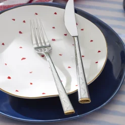 Bay Colors Blue Dinner Plates, Set of 4