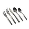 Beacon Black Satin 20-Piece Flatware Set