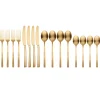 Beacon Gold Satin 16-Piece Flatware Set
