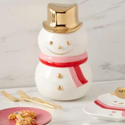 Be Jolly Snowman Cookie Jar