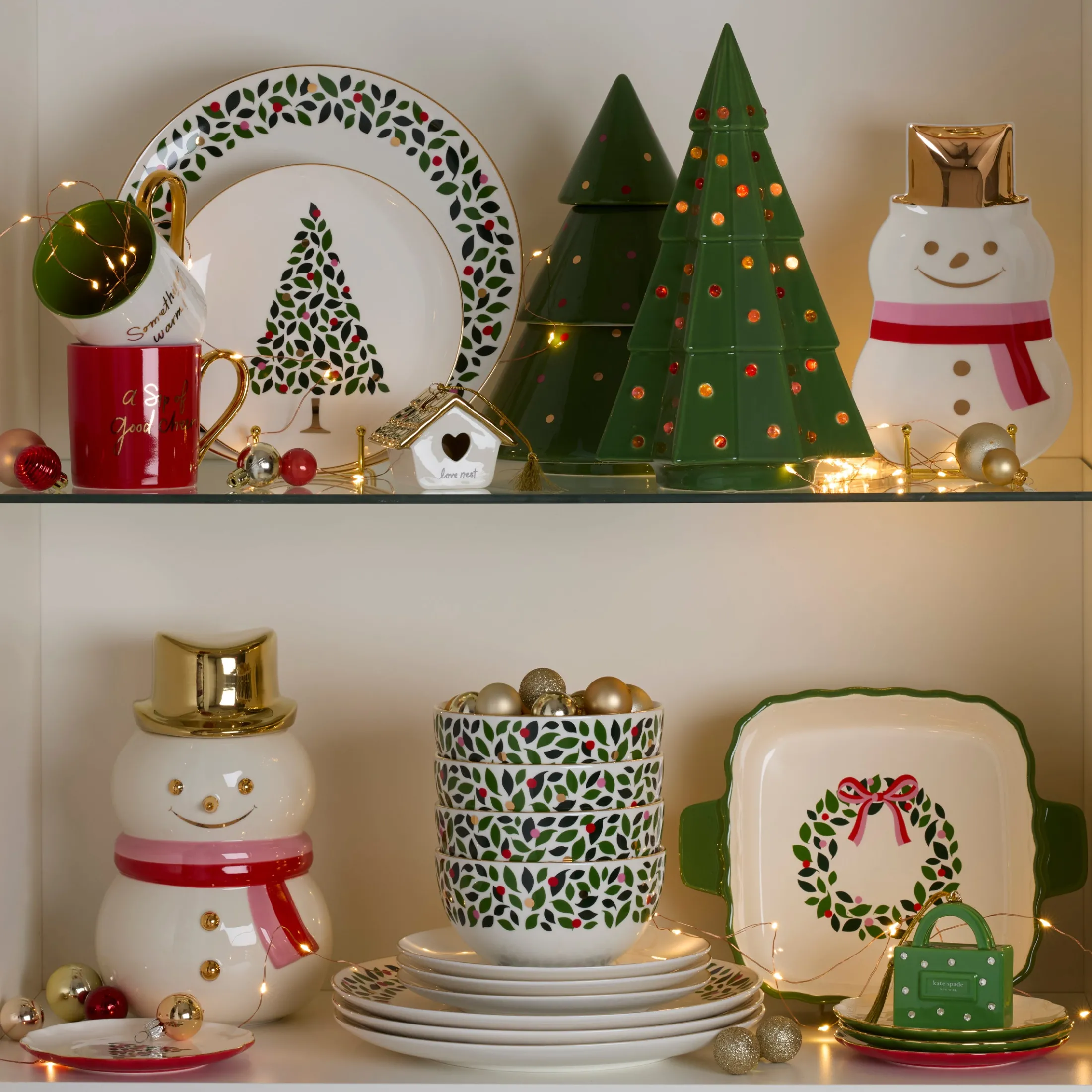 Be Jolly Warm Wishes Mugs, Set of 2