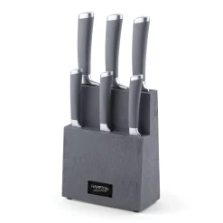 Beton 7-Piece Cutlery Block Set
