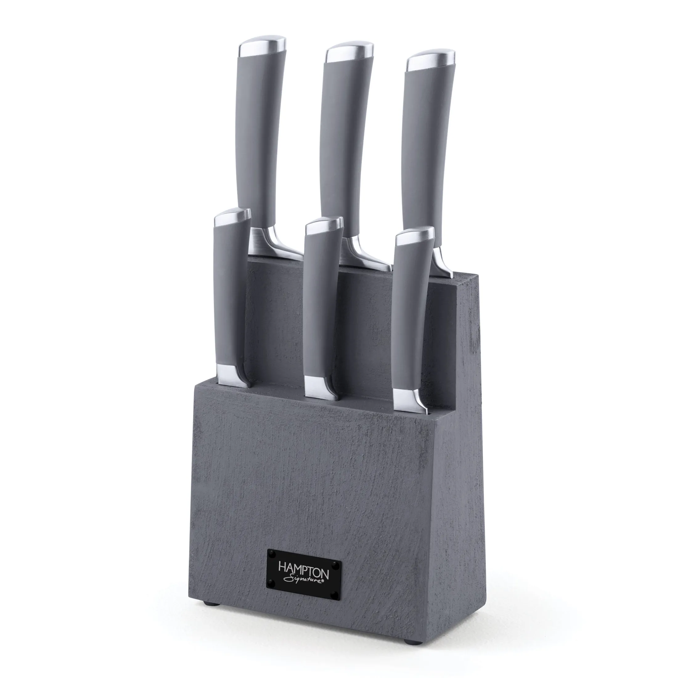 Beton 7-Piece Cutlery Block Set