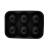 Black Round Silicone Ice Mold