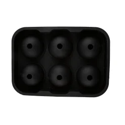 Black Round Silicone Ice Mold
