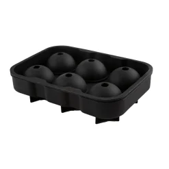 Black Round Silicone Ice Mold