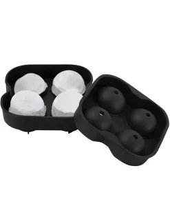 Black Round Silicone XL Ice Mold