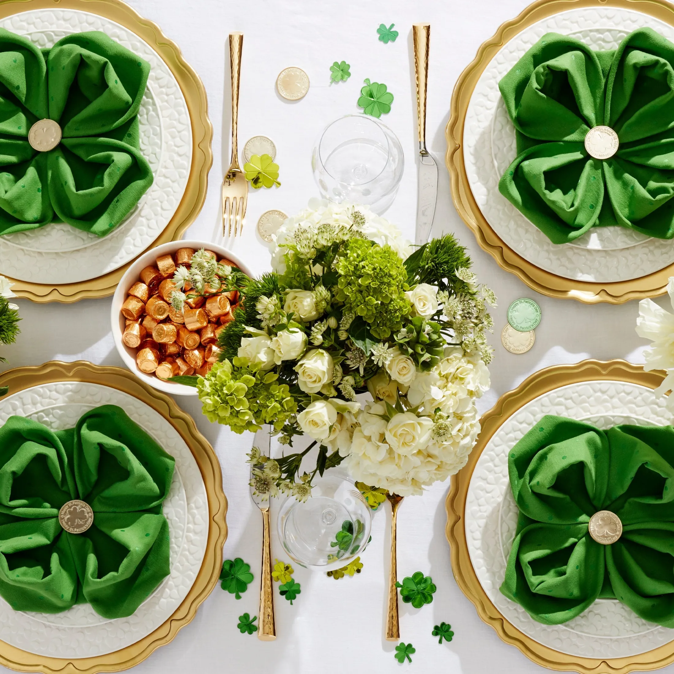 Blossom Lane Accent Plates, Set of 4