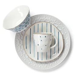 Blue Bay Dessert Mugs, Set of 4