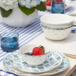 Blue Bay 12-Piece Dinnerware Set