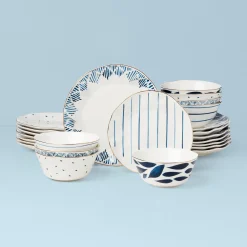Blue Bay 24-Piece Dinnerware Set