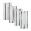 Blue Bay Stripe Dinner Napkins, Set of 4