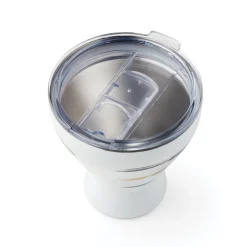 Blue Bay Stripe Stainless Steel Cocktail Tumbler