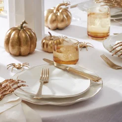 Blue Bay White 12-Piece Dinnerware Set