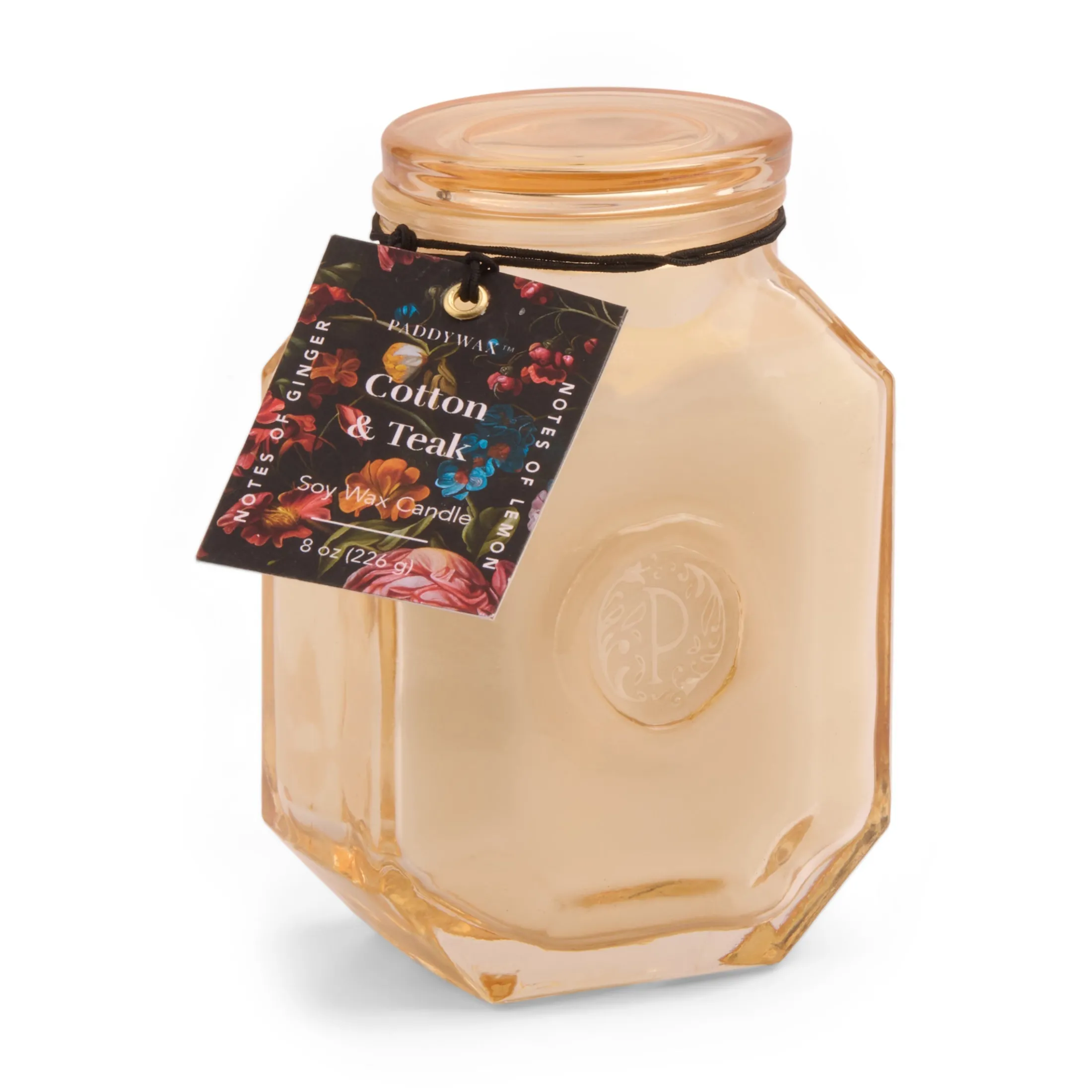 Botanica Cotton & Teak 8oz Candle