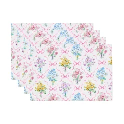 Bouquet Ribbon Placemats, Set of 4