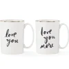 Bridal Party "Love You" 2-Piece Mug Set