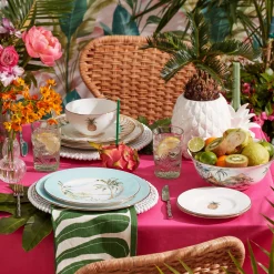 British Colonial Bamboo Rice Bowl