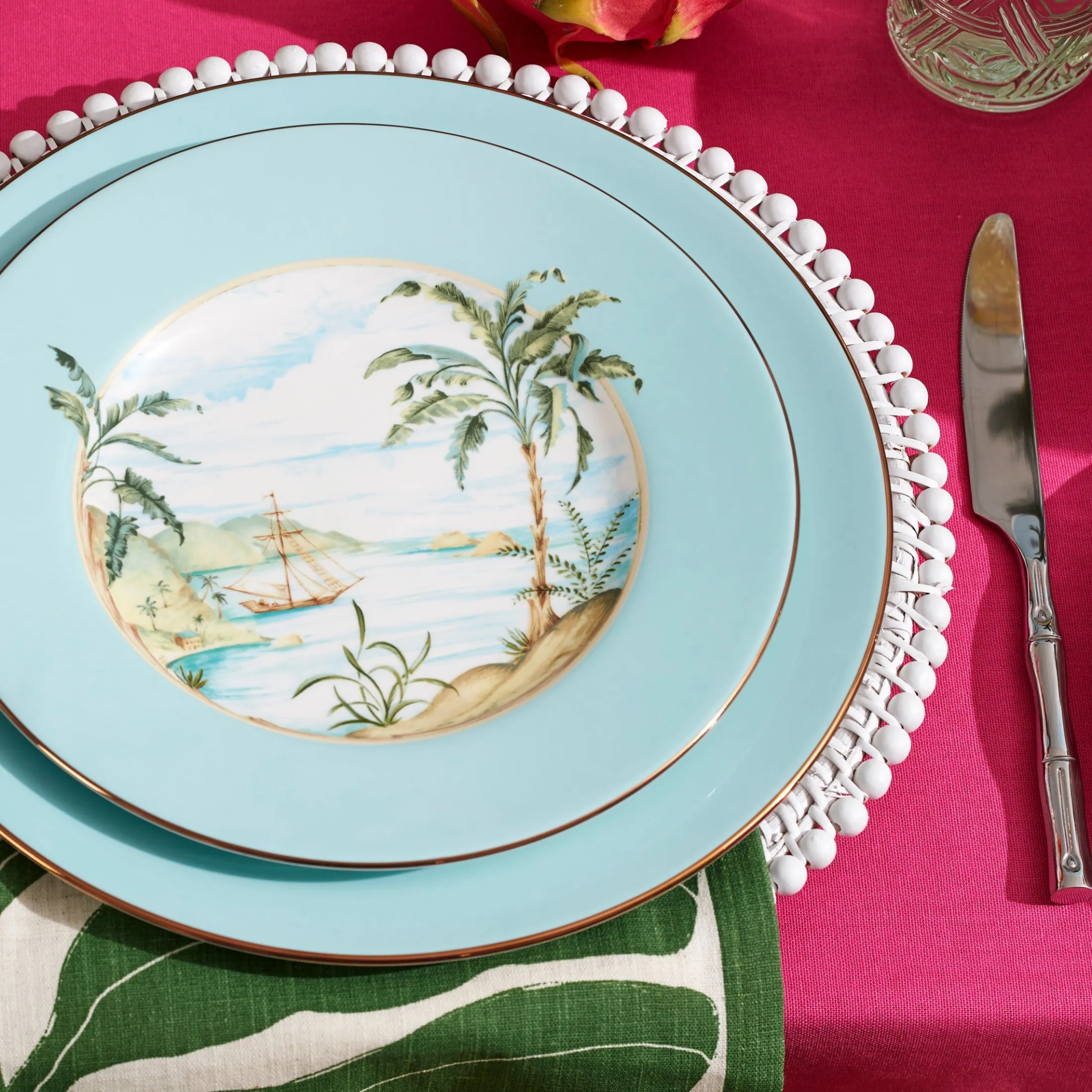 British Colonial Tradewind Accent Plate