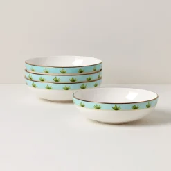 British Colonial Tradewinds Fruit Bowls, Set of 4