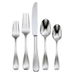 Brushed Satin Voss 45 Piece Flatware Set