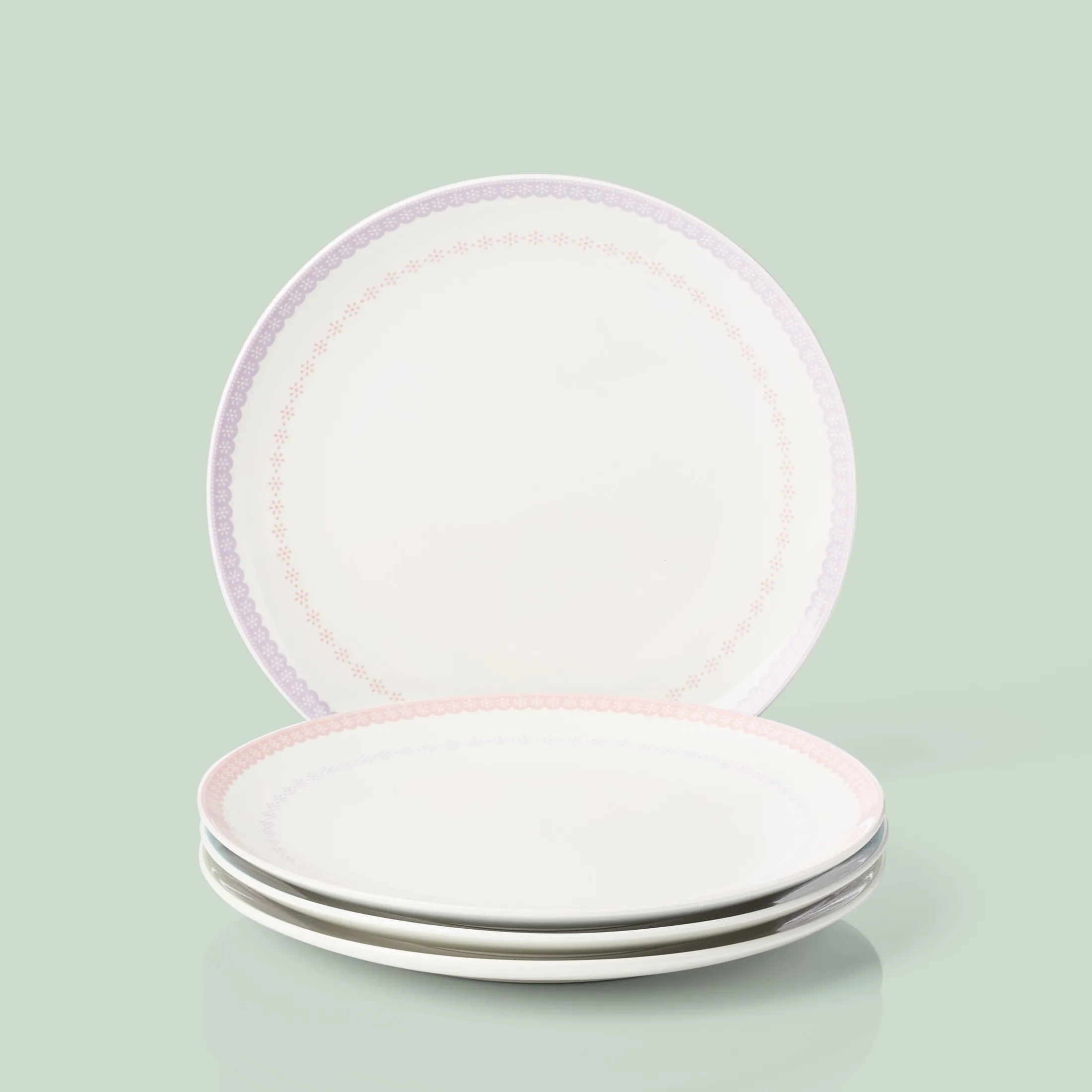 Bunny Hop Dinner Plates, Set of 4