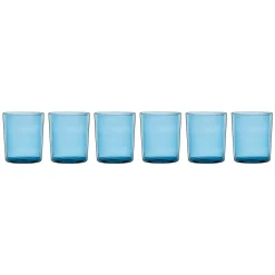 Bunny Hop Stackable Blue Tall Glasses, Set of 6