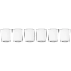 Bunny Hop Stackable Clear Tall Glasses, Set of 6