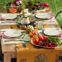 Butterfly Meadow Floral Green Accent Plates, Set of 4