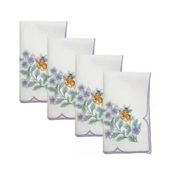 Butterfly Meadow Flutter Dinner Napkins, Set of 4
