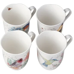 Butterfly Meadow Flutter Mugs, Set of 4