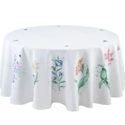 Butterfly Meadow Garden 70x70 Round Tablecloth