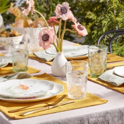 Butterfly Meadow Green Tall Glasses, Set of 4