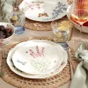 Butterfly Meadow Herbs Accent Plates, Set of 4
