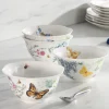 Butterfly Meadow Herbs Rice Bowls, Set of 4