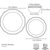 Butterfly Meadow Holiday 12-Piece Dinnerware Set