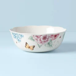 Butterfly Meadow Hydrangea Large Serving Bowl
