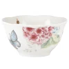 Butterfly Meadow Hydrangea 12-Piece Dinnerware Set