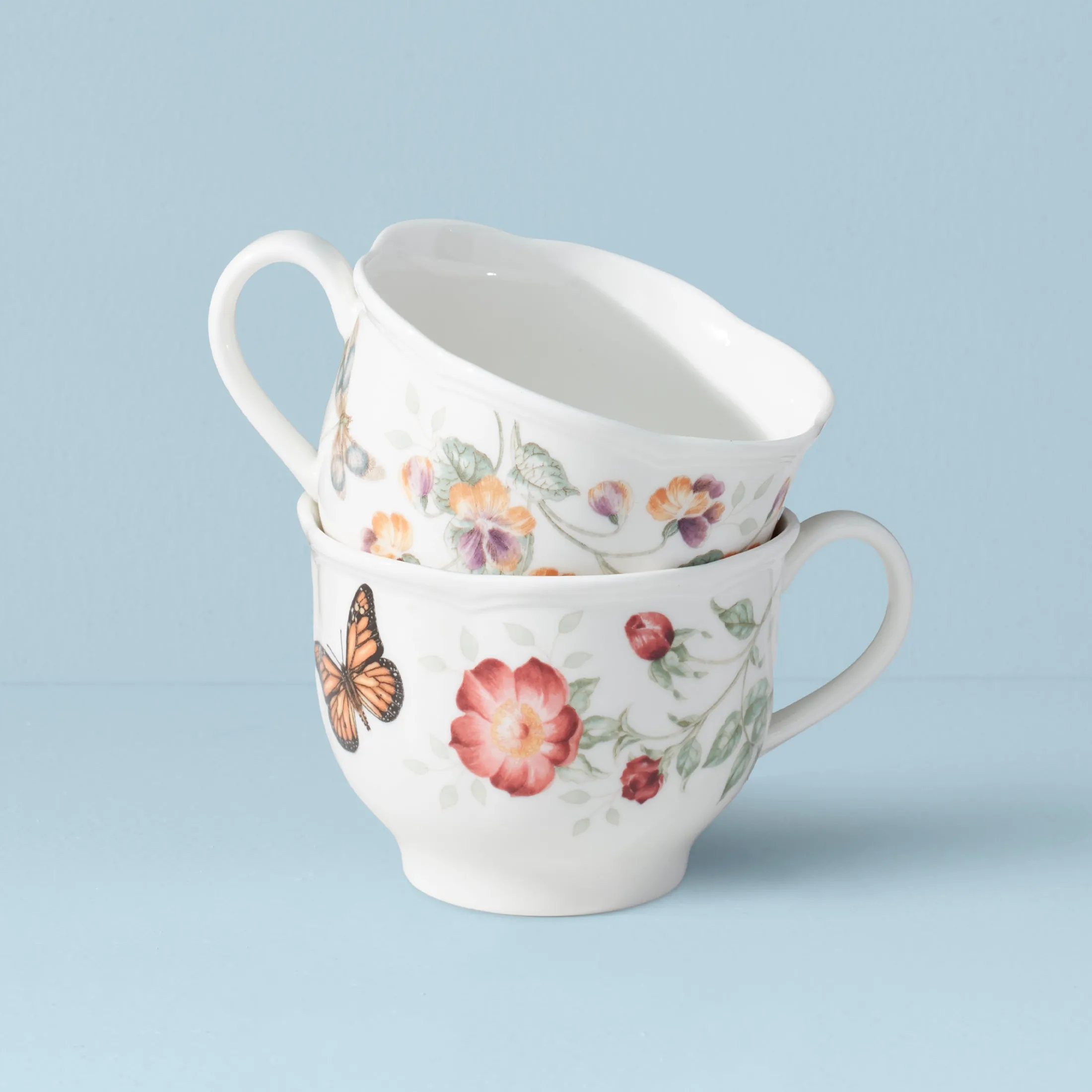 Butterfly Meadow Latte Mugs, Set of 2