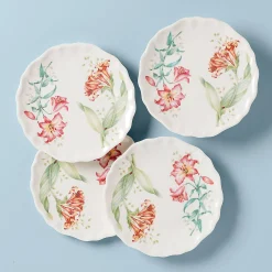 Butterfly Meadow Melamine Accent Plates, Set of 4